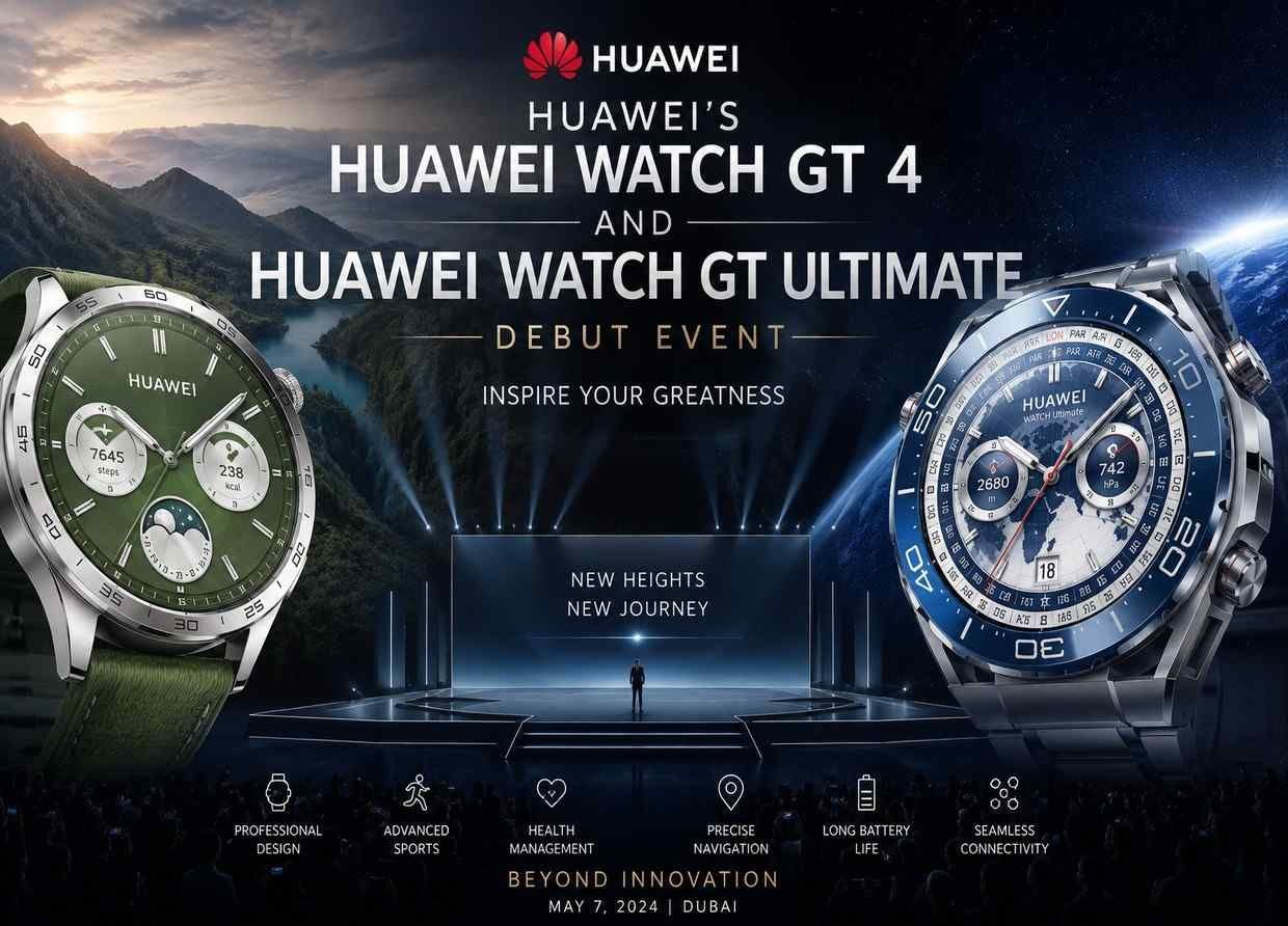 HUAWEI'S HUAWEI WATCH GT 4 AND HUAWEI WATCH GT ULTIMATE DEBUT EVENT