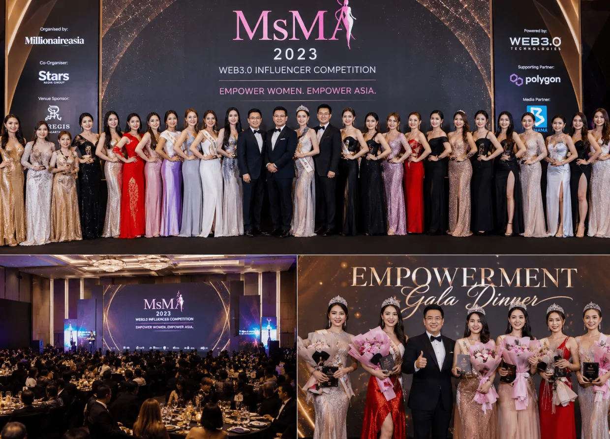 MSMA 2023 WEB3 INFLUENCER COMPETITION EMPOWER WOMEN AND CELEBRATED AT EMPOWERMENT GALA DINNER