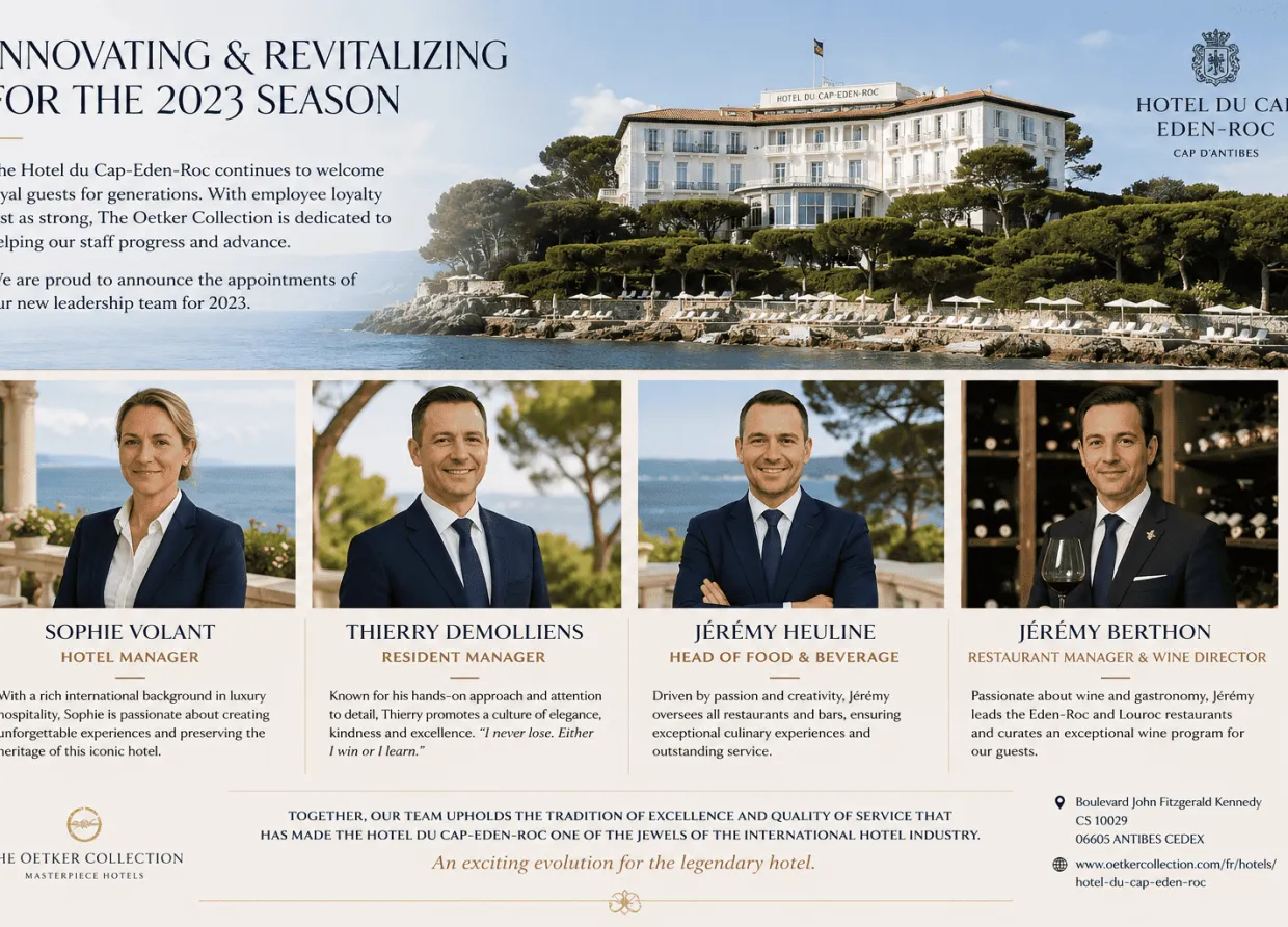DISCOVER THE MASTER ARTISANS CREATING PARADISE AT THE HOTEL DU CAP-EDEN-ROC
