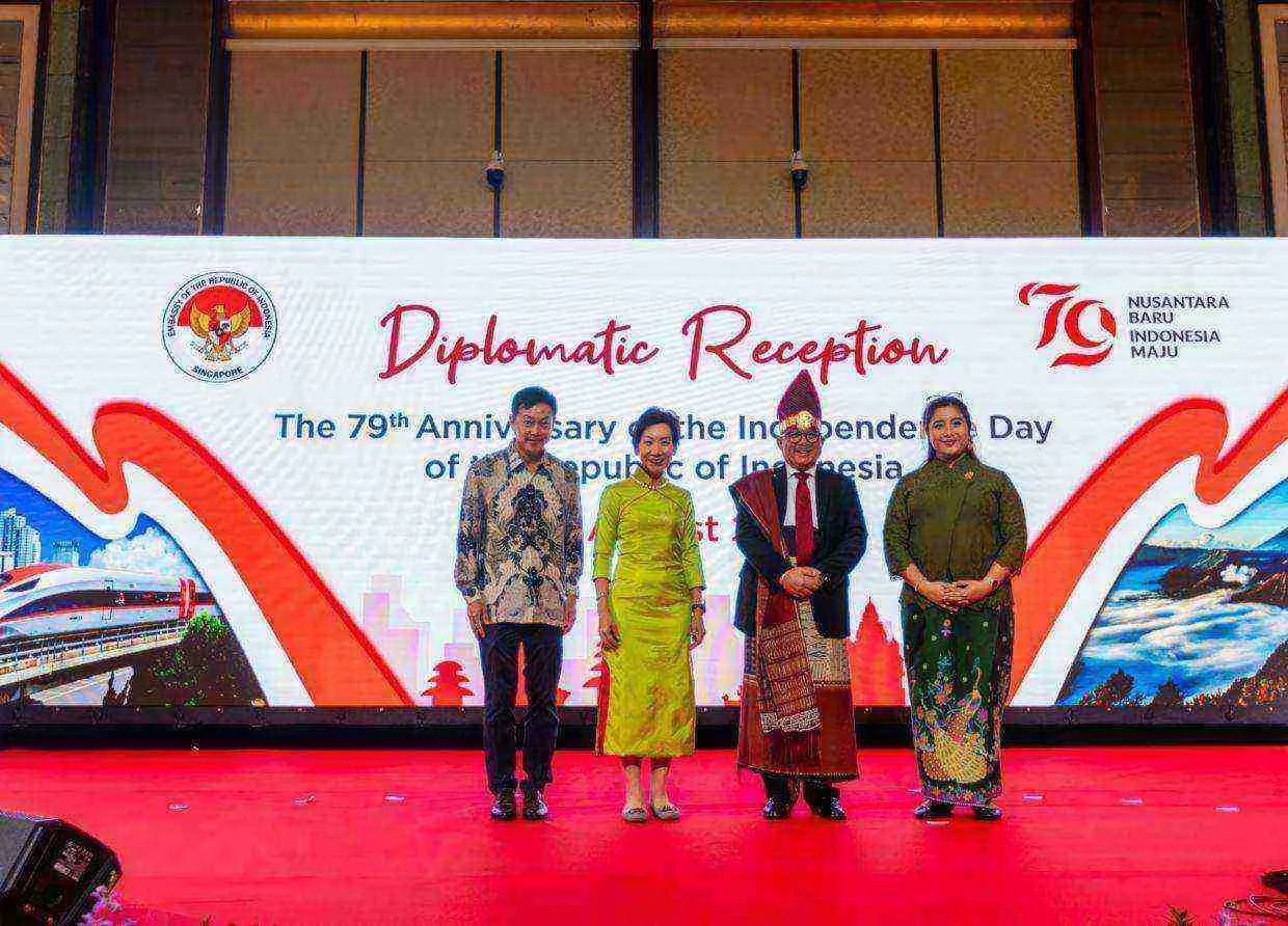 INDONESIA AND SINGAPORE CELEBRATE 79TH INDEPENDENCE ANNIVERSARY WITH DIPLOMATIC ELEGANCE