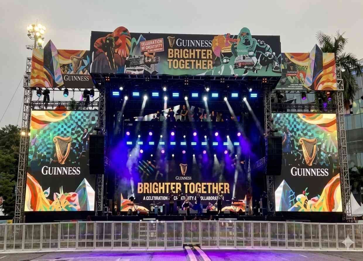 GUINNESS PRESENTS 'BRIGHTER TOGETHER' FESTIVAL: A FUSION OF ART, MUSIC, AND INNOVATION