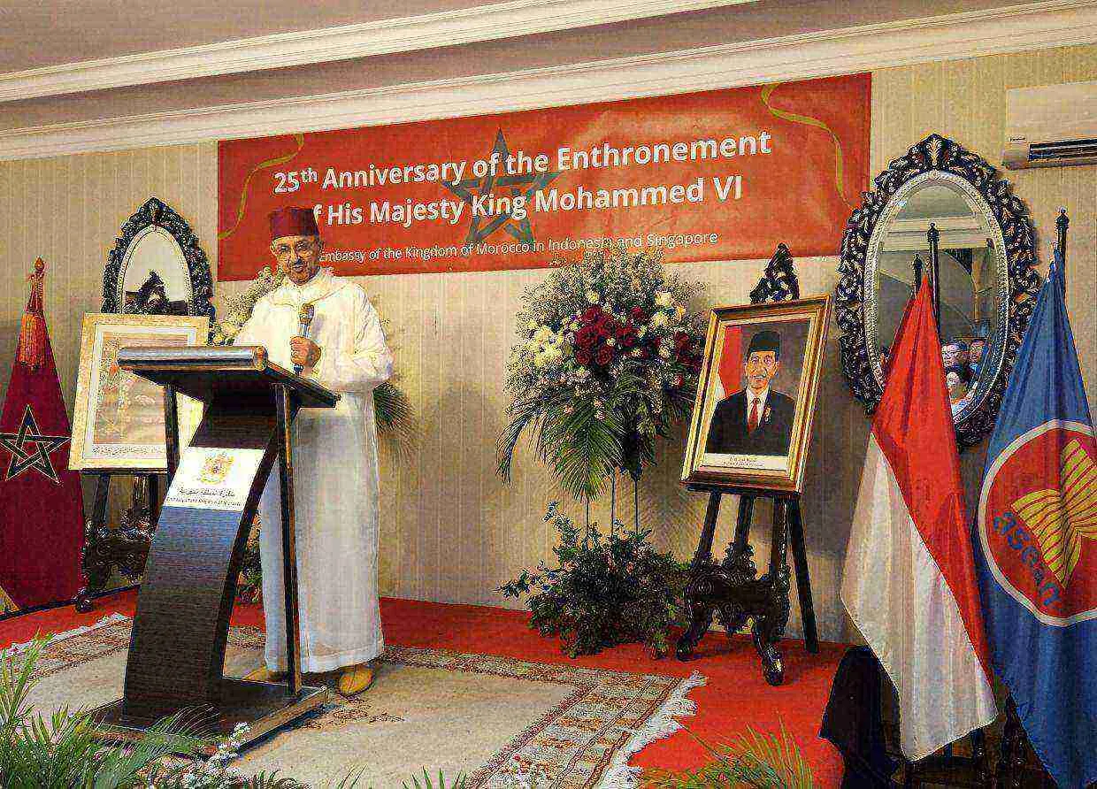 COMMEMORATION OF THE 25TH ANNIVERSARY OF KING MOHAMMED VI'S REIGN IN JAKARTA: A REMARKABLE HISTORICAL OCCASION